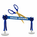 Grand Opening Kit-25" Ceremonial Scissors, Ribbon, Bows, Stanchions